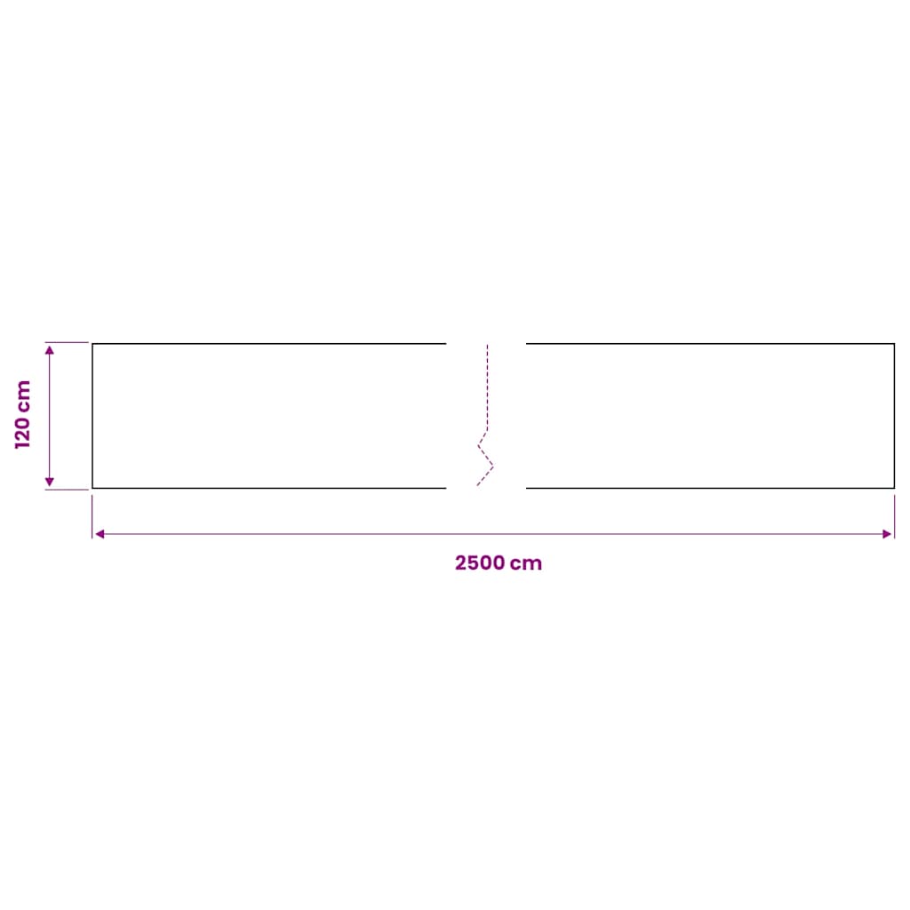 Zaunblende Grün 1,2x25 m HDPE 150 g/m²
