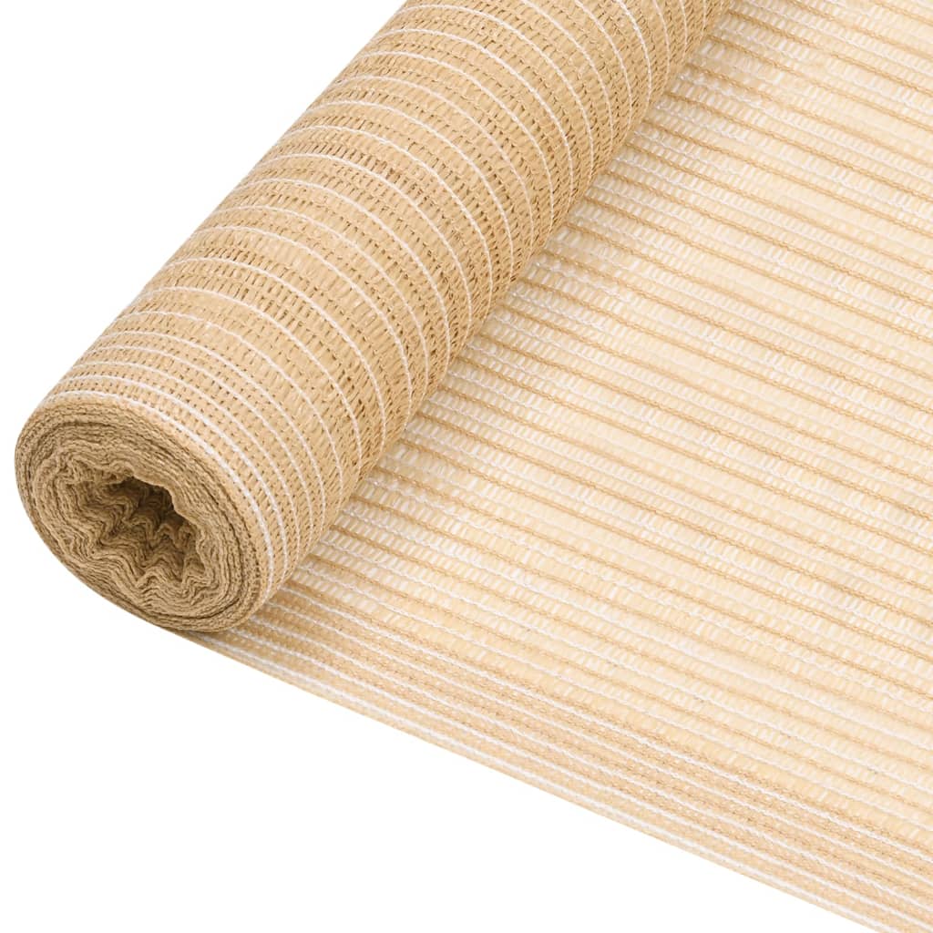 Zaunblende Beige 1,5x10 m HDPE 75 g/m²