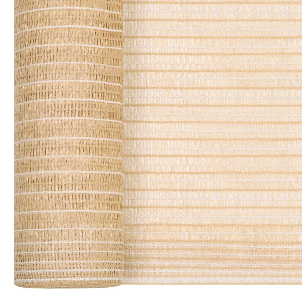 Zaunblende Beige 1,8x50 m HDPE 75 g/m²
