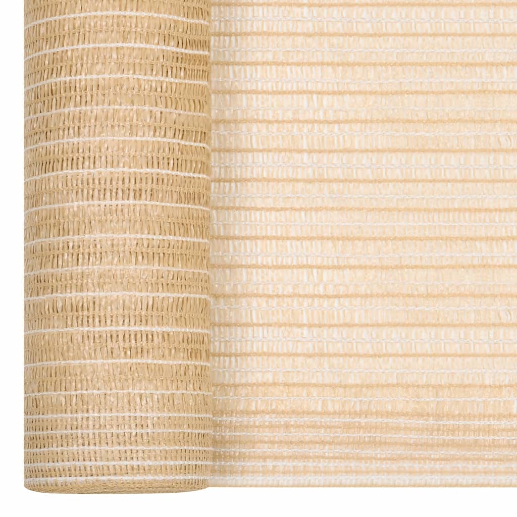 Zaunblende Beige 1,5x25 m HDPE 195 g/m²