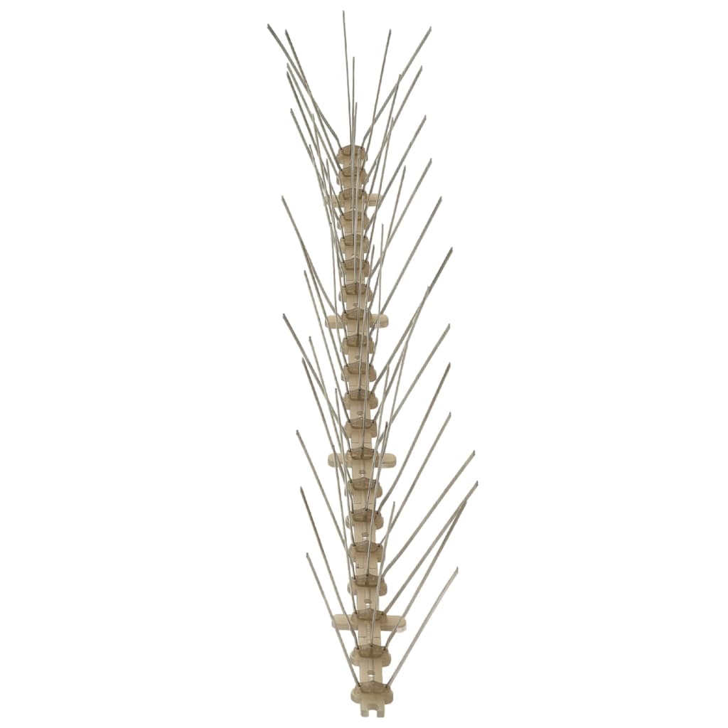 20-tlg. Vogelabwehr-Spikes-Set 10 m Kunststoff 5-reihig