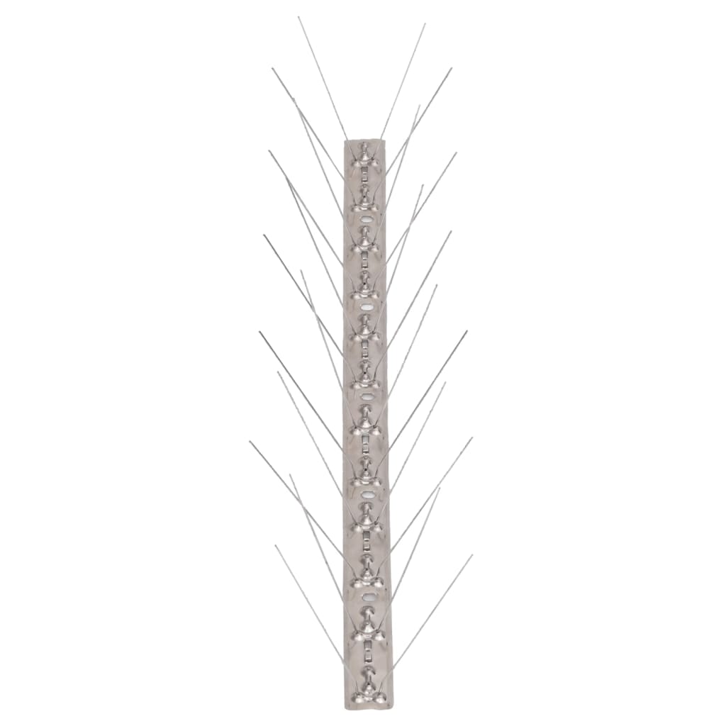 20-tlg. Taubenabwehr Spikes-Set Edelstahl 10 m 4-reihig