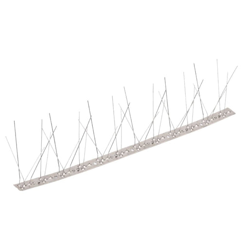 10-tlg. Taubenabwehr Spikes-Set Edelstahl 5 m 5-reihig