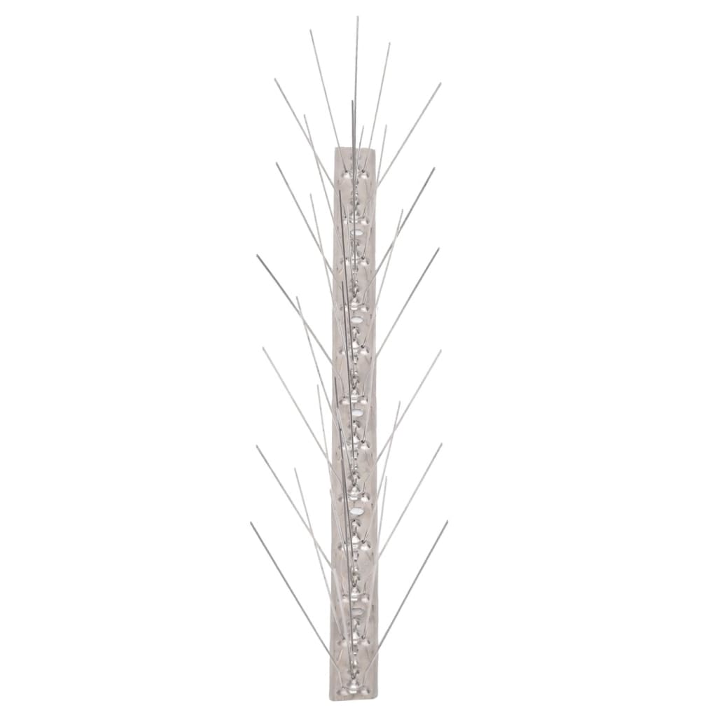 10-tlg. Taubenabwehr Spikes-Set Edelstahl 5 m 5-reihig