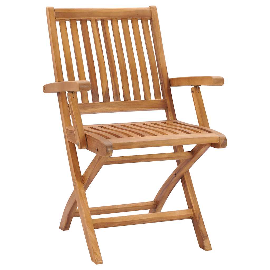 Gartenstühle 2 Stk. mit Taupe Kissen Teak Massivholz