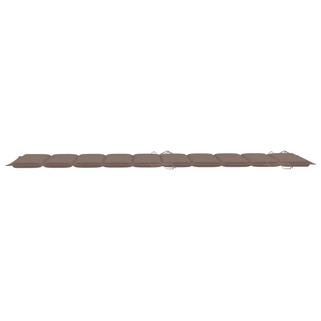 Schaukelliege mit Auflage Massivholz Teak