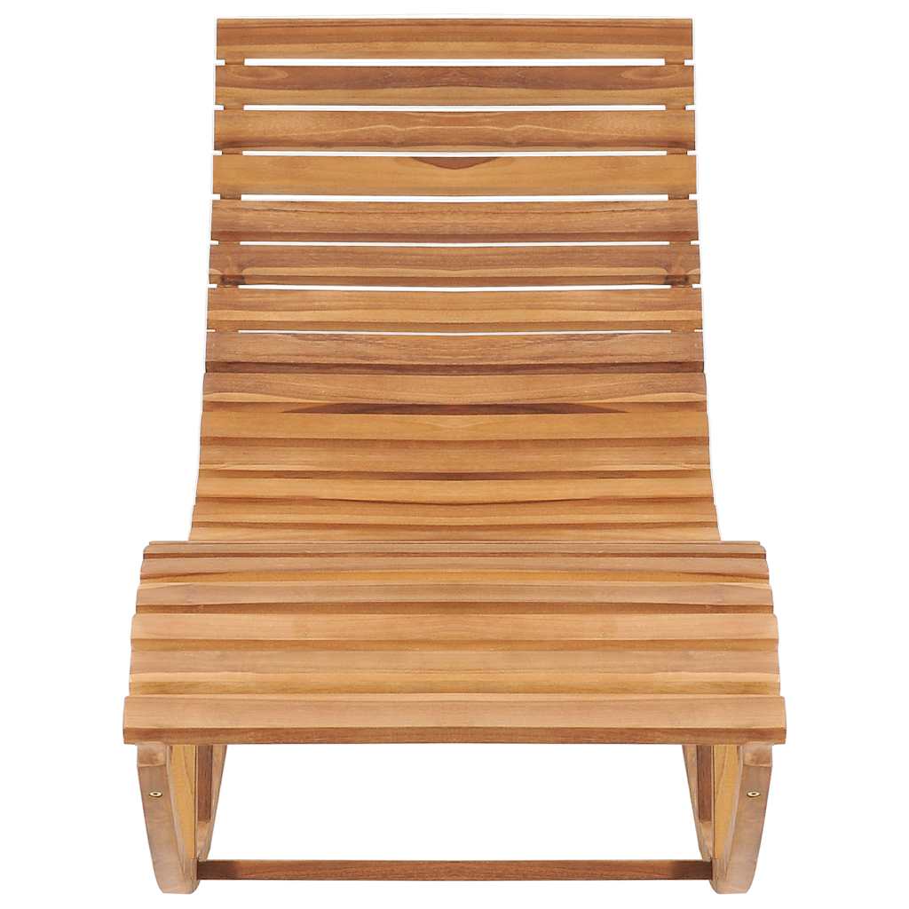 Schaukelliege mit Auflage Massivholz Teak
