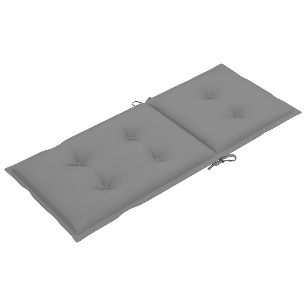 Klappbare Gartenstühle 6 Stk. mit Auflagen Massivholz Akazie