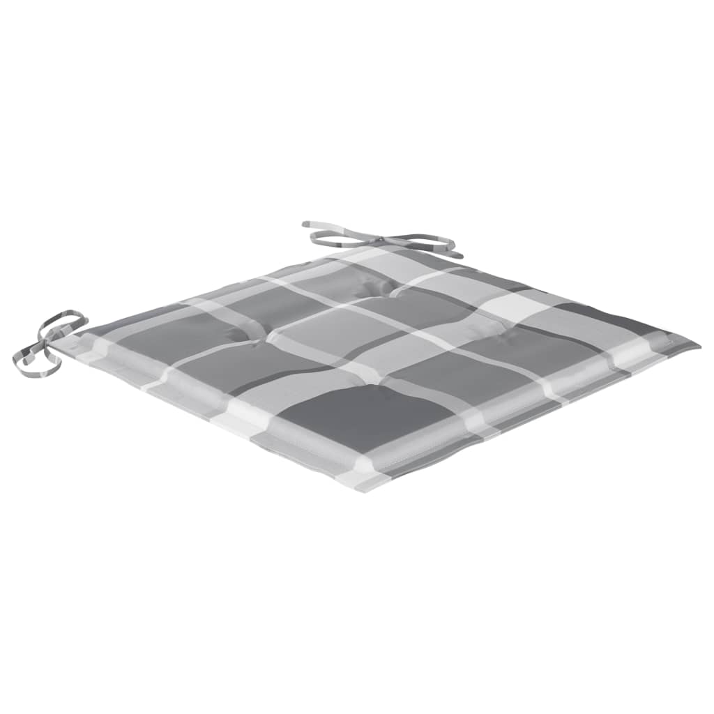 Klappbare Gartenstühle 2 Stk. mit Kissen Massivholz Akazie