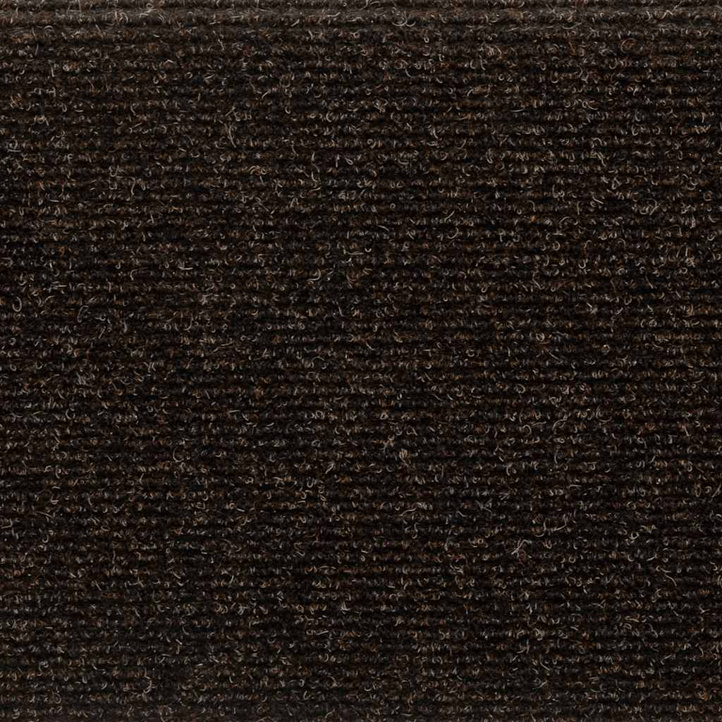 Stufenmatten Selbstklebend 15 Stk. 65x21x4 cm Dunkelbraun Rechteckiger Rand
