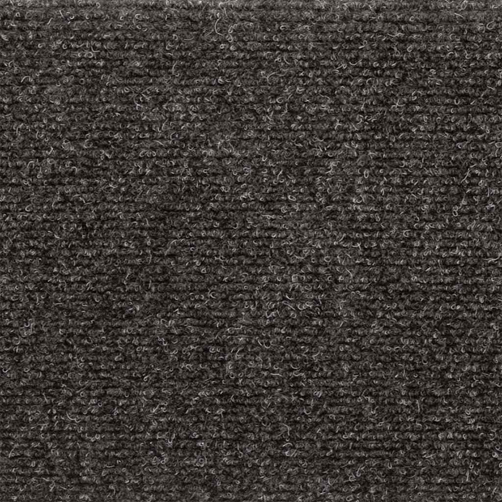 Stufenmatten Selbstklebend 15 Stk. 65x21x4 cm Anthrazit Rechteckiger Rand