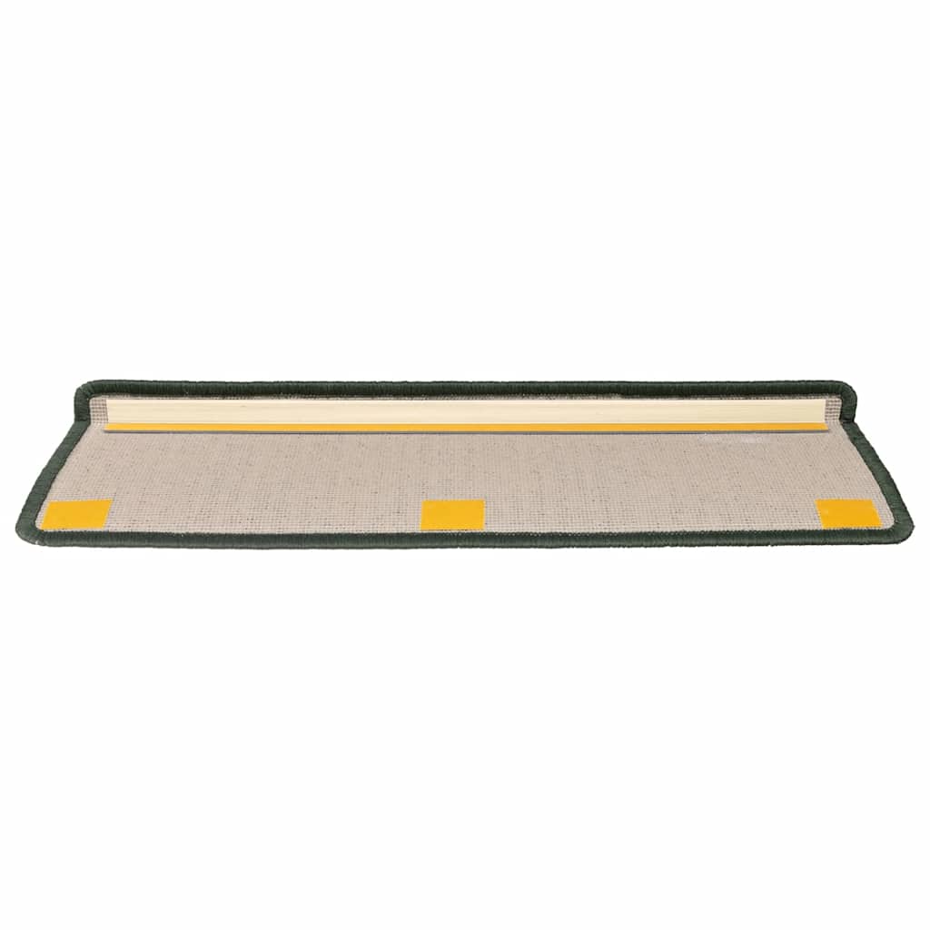Stufenmatten 15 Stk. 65x21x4 cm Dunkelgrün Rechteckiger Rand