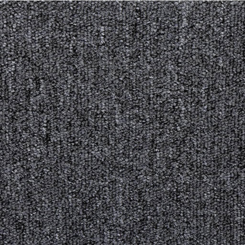 Stufenmatten 15 Stk. 65x21x4 cm Dunkelgrau Rechteckiger Rand