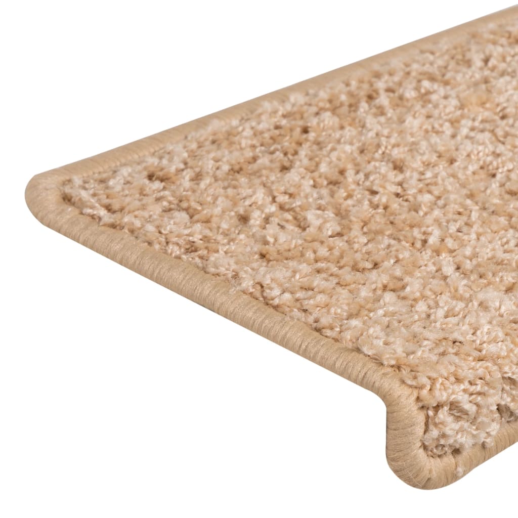 Stufenmatten 15 Stk. 65x21x4 cm Gold Rechteckiger Rand
