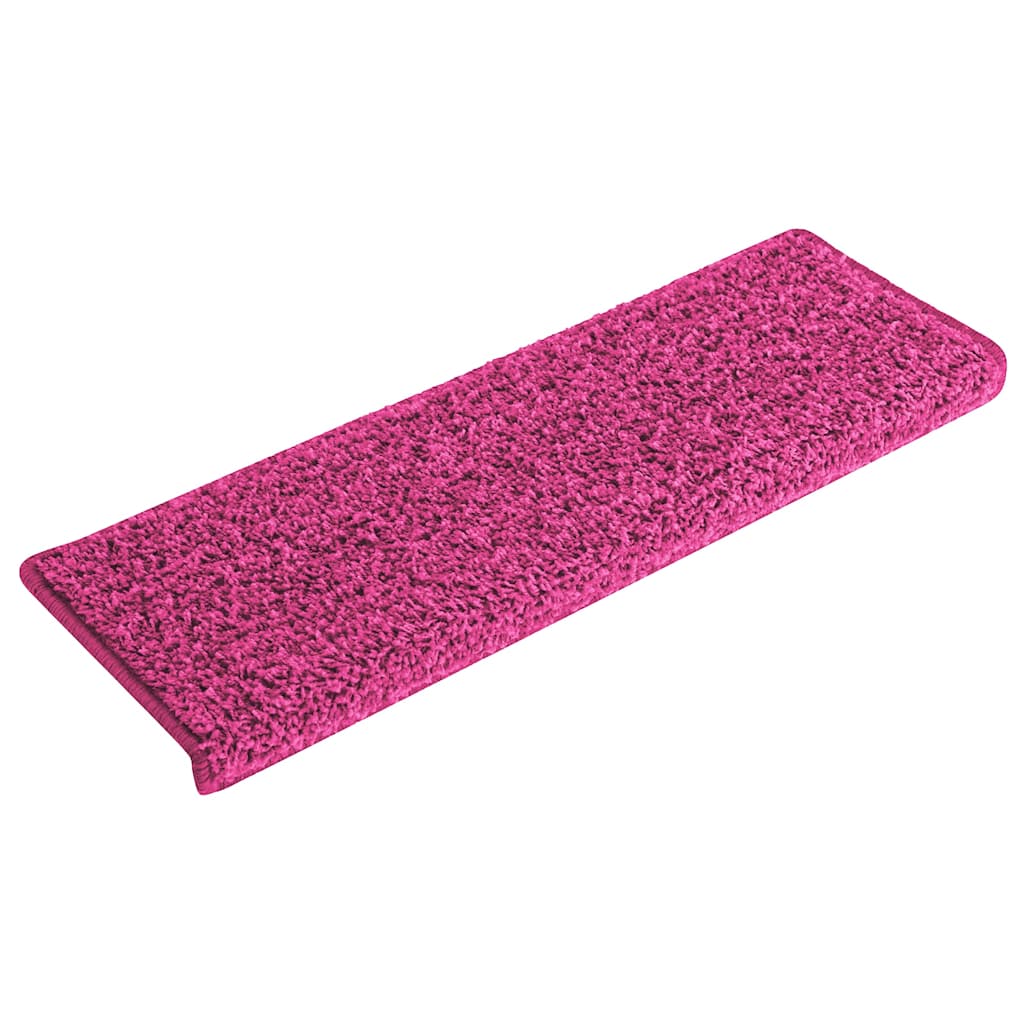 Stufenmatten 15 Stk. 65x21x4 cm Rosa Rechteckiger Rand