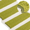 Stufenmatten 15 Stk. 65x21x4 cm Grün Rechteckiger Rand