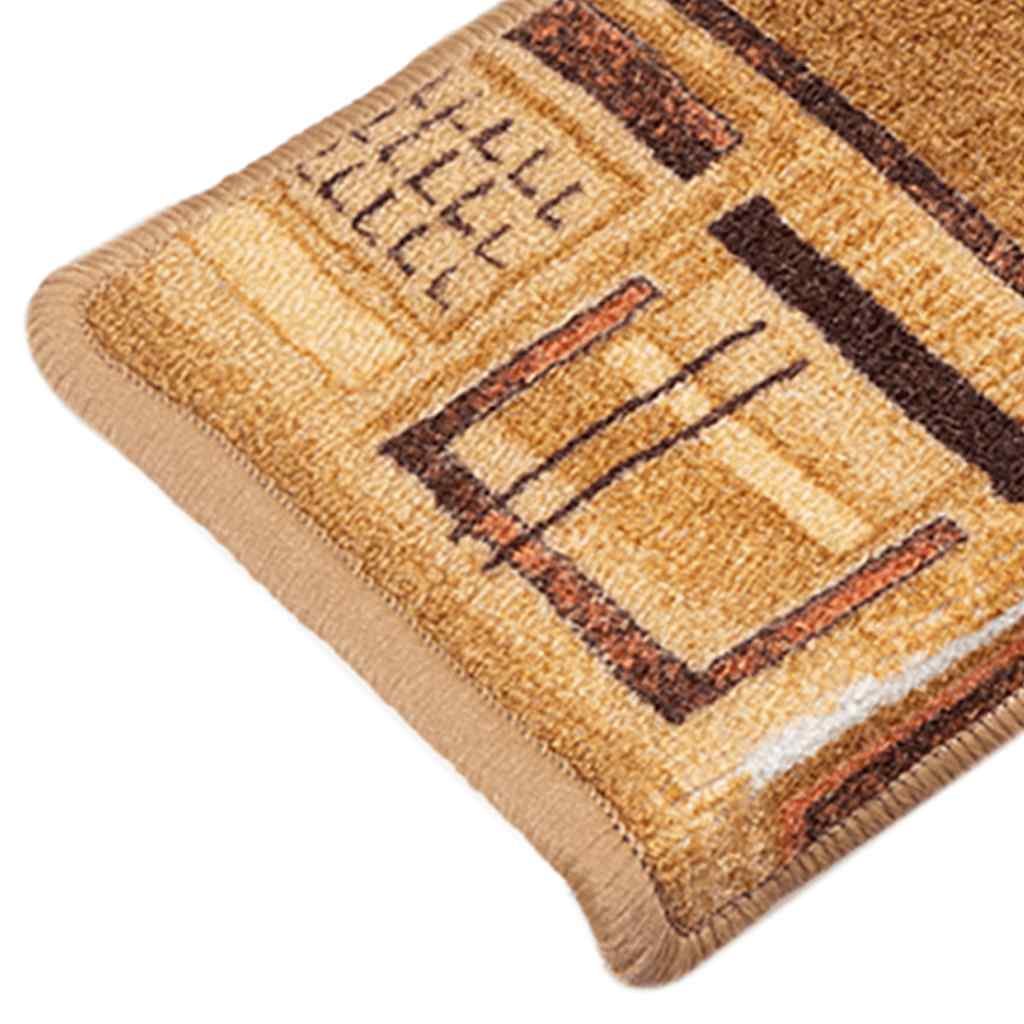 Treppenmatten Selbstklebend 15 Stk. 65x21x4 cm Beige