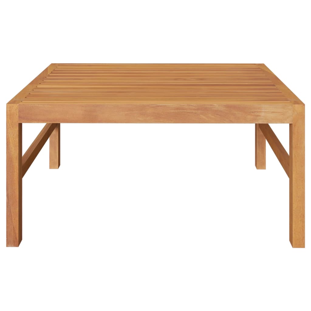 Gartentisch 63x63x30 cm Massivholz Teak