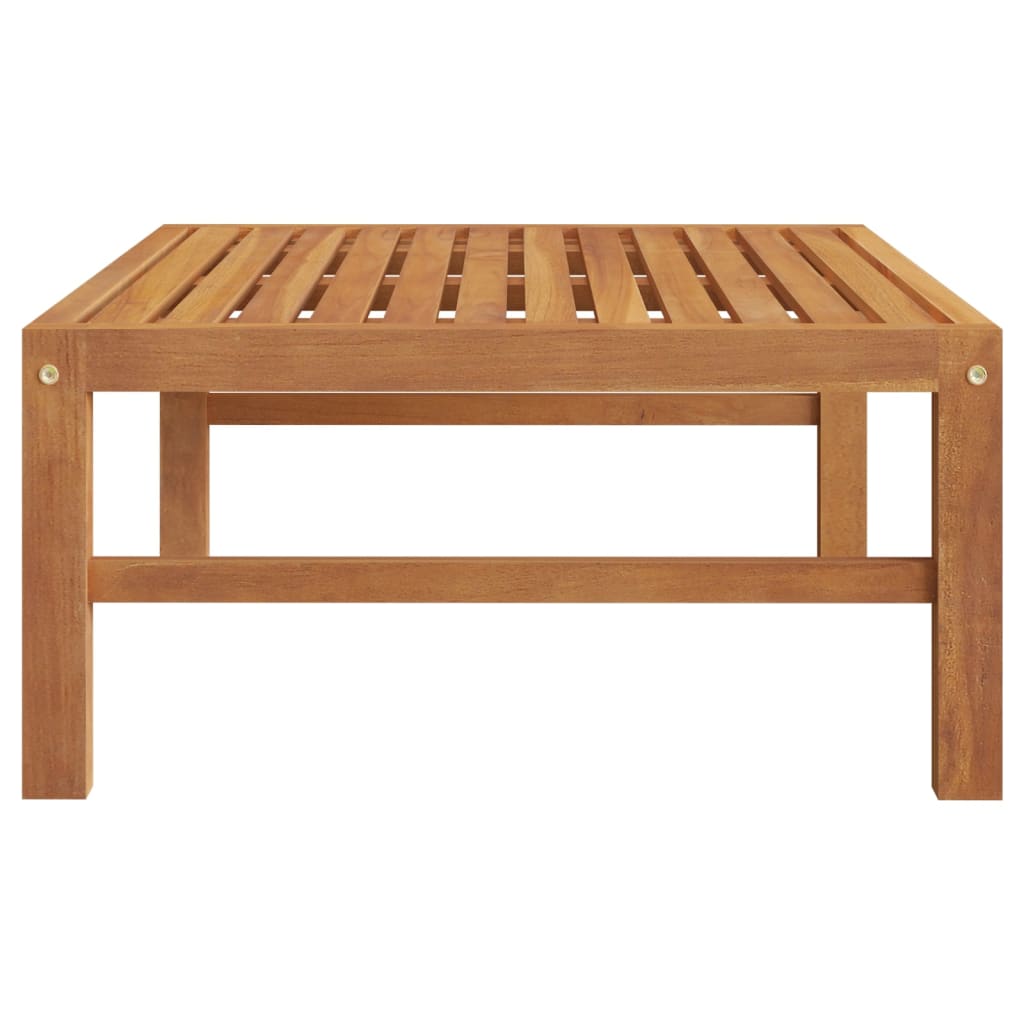 Gartentisch 63x63x30 cm Massivholz Teak