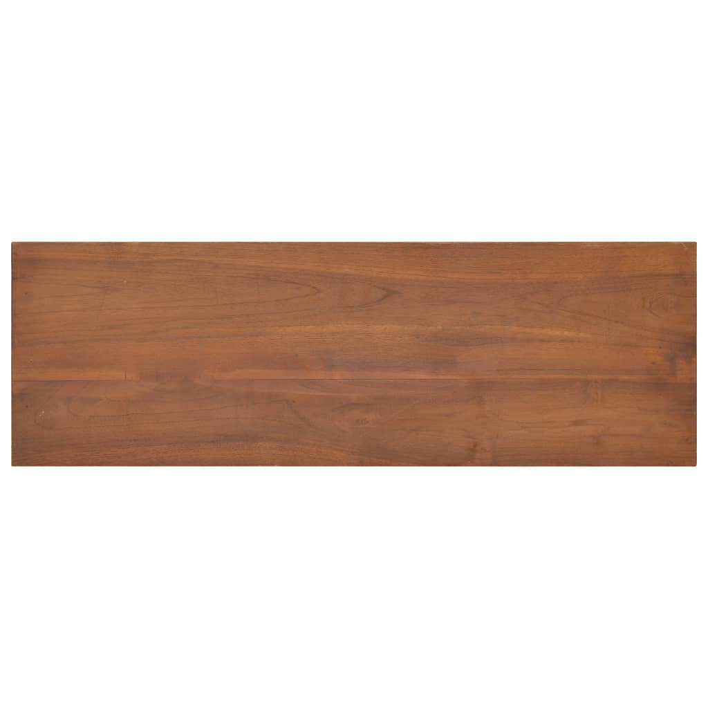 TV-Schrank 90x30x40 cm Massivholz Teak