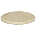 Tischplatte Creme Ø40x2,5 cm Marmor