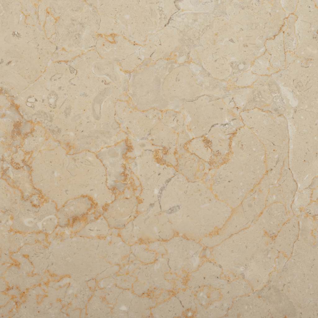 Tischplatte Creme Ø50x2,5 cm Marmor