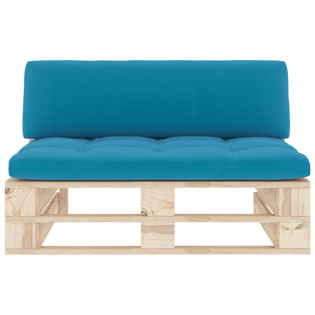 Outdoor-Mittelsofa Paletten Imprägniertes Kiefernholz