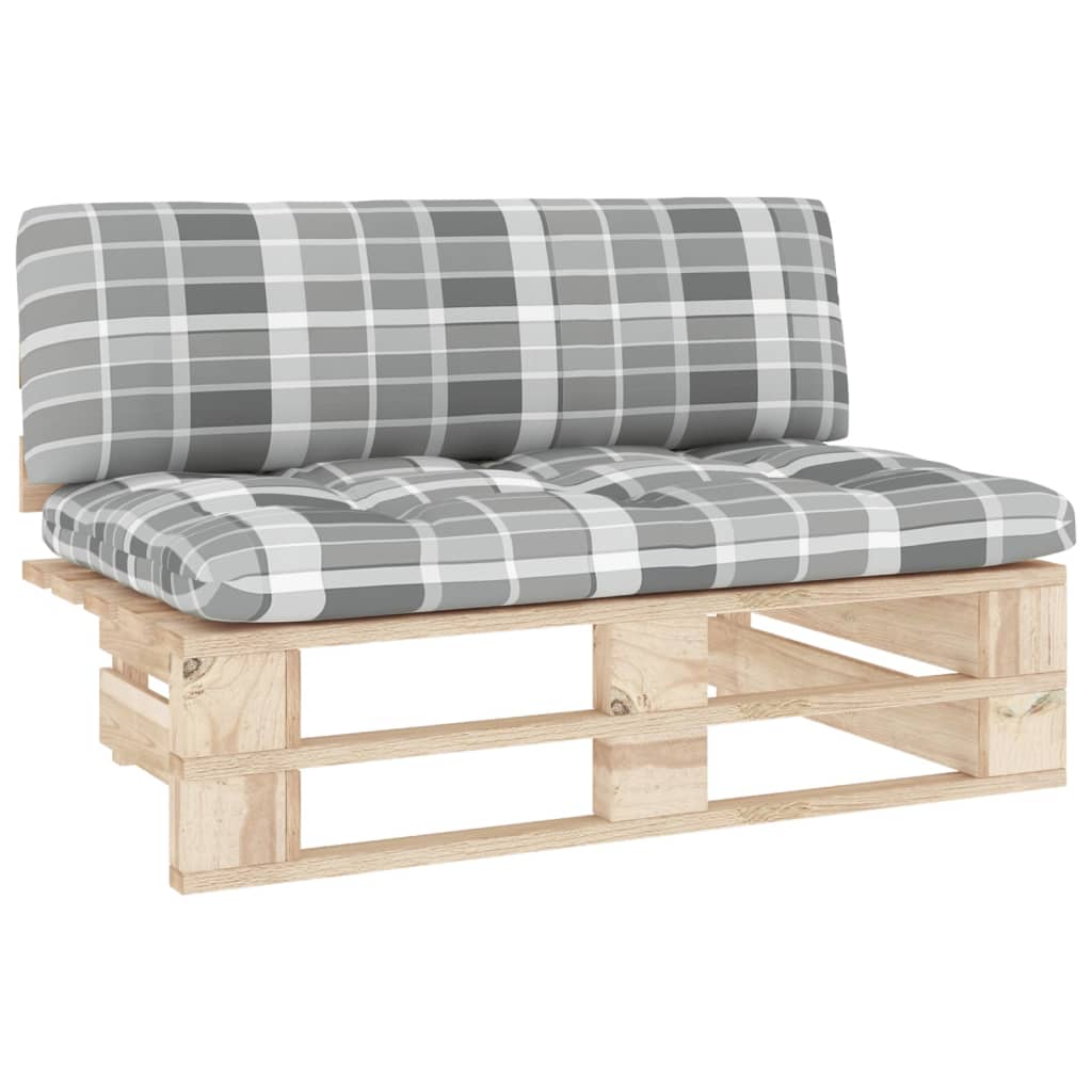 Outdoor-Mittelsofa Paletten Imprägniertes Kiefernholz