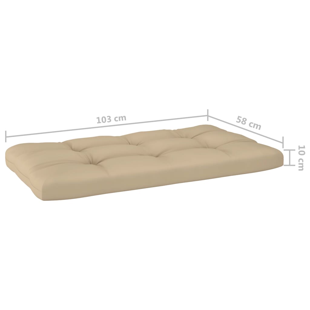 Outdoor-Ecksofa Paletten Kiefernholz Imprägniert Grau