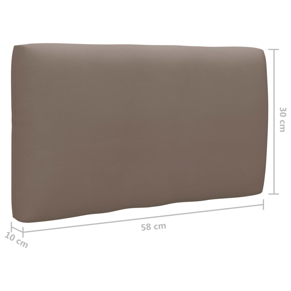4-tlg. Paletten-Lounge-Set Grau Imprägniertes Kiefernholz
