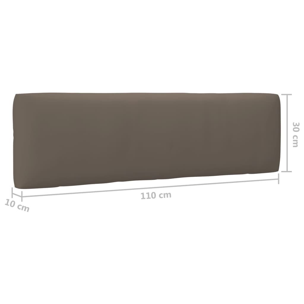 4-tlg. Paletten-Lounge-Set Weiß Imprägniertes Kiefernholz