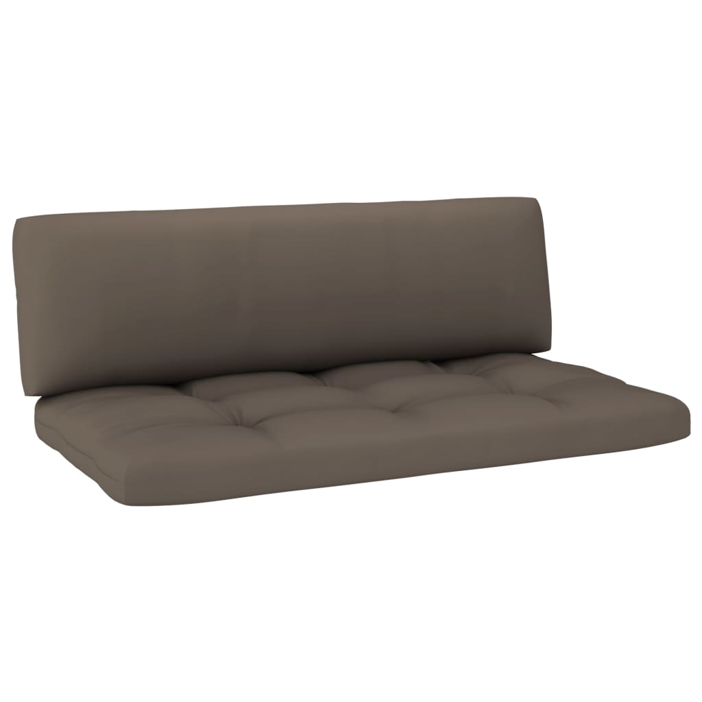 4-tlg. Paletten-Lounge-Set Weiß Imprägniertes Kiefernholz