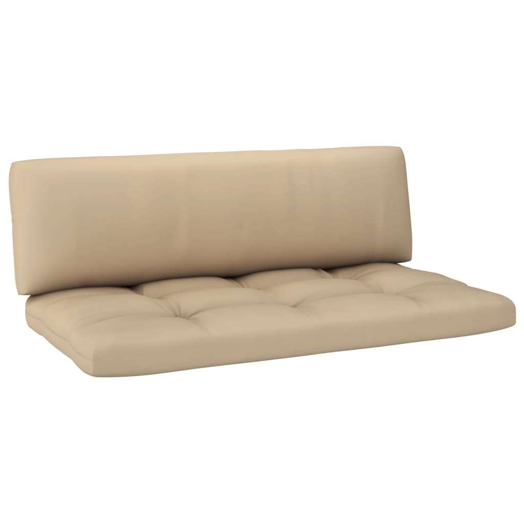 6-tlg. Paletten-Lounge-Set Weiß Imprägniertes Kiefernholz