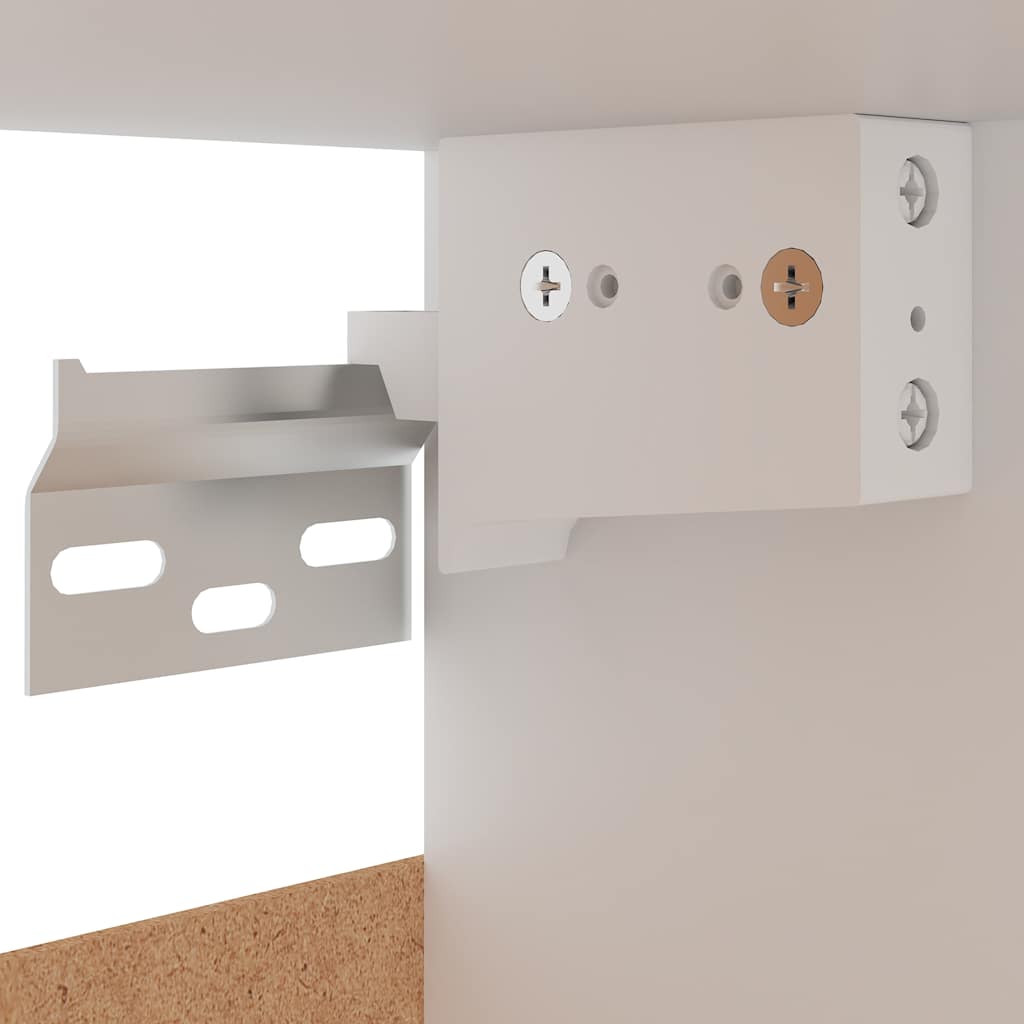 8-tlg. Küchenzeile Lyon Weiß Holzwerkstoff