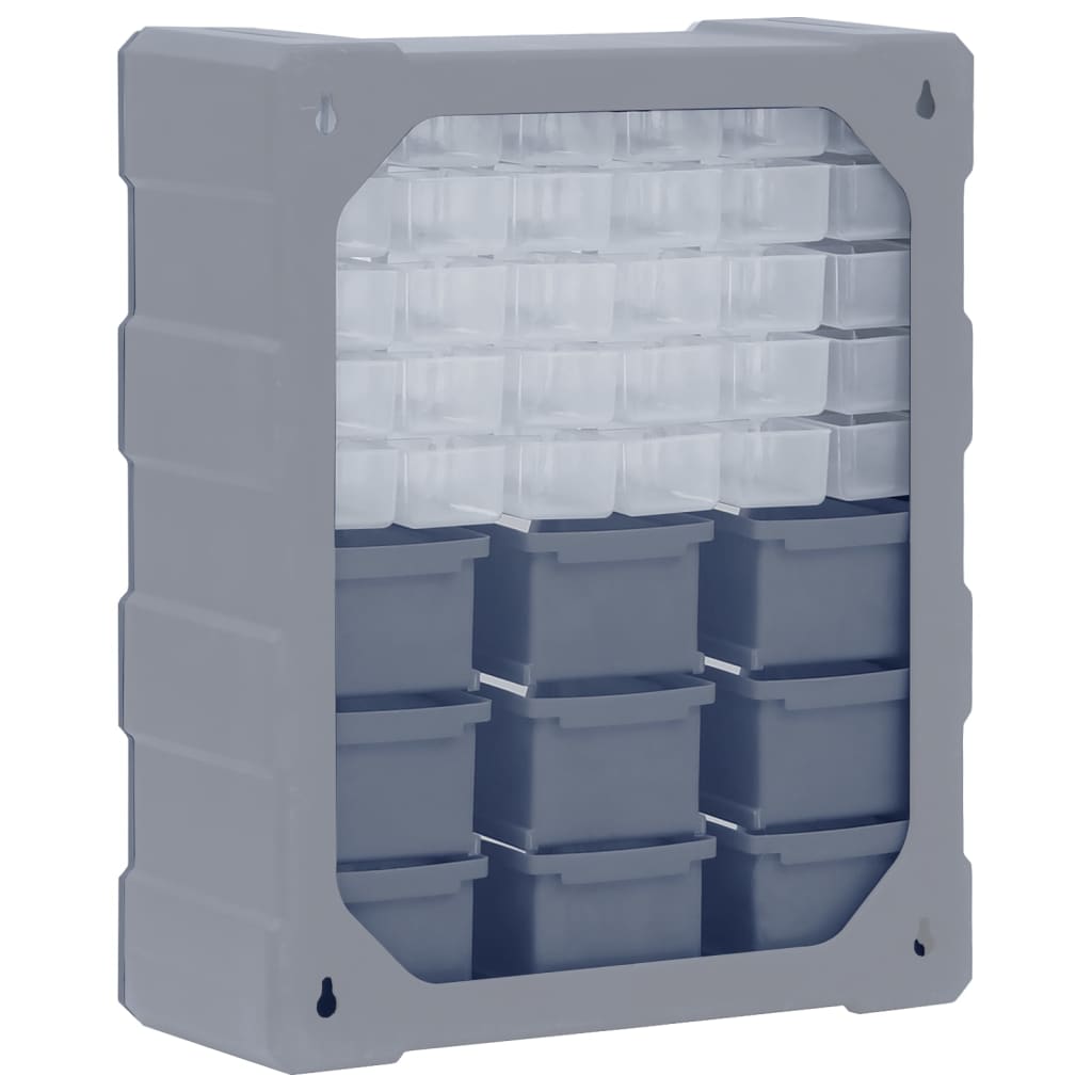 Multi-Schubladen-Organizer mit 39 Schubladen 38x16x47 cm