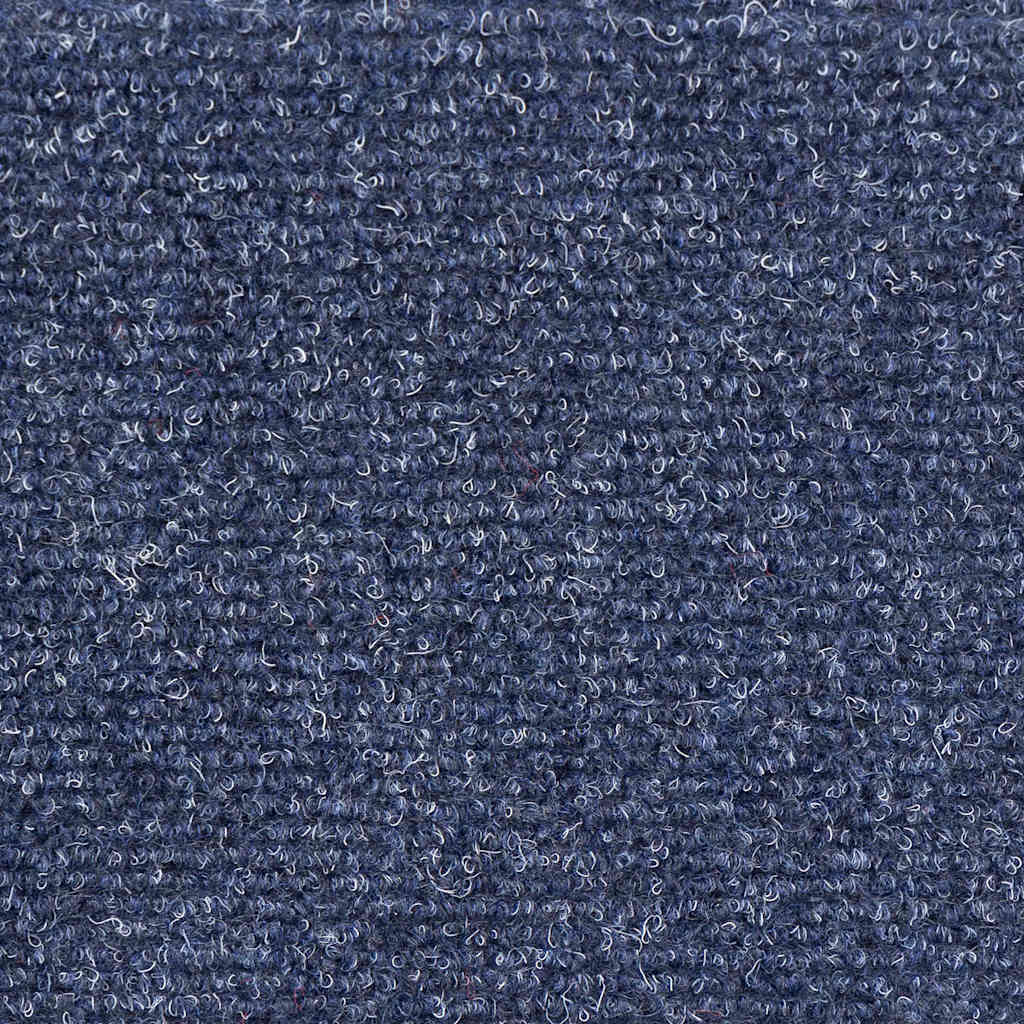 Stufenmatten Selbstklebend 10 Stk. 56x17x3 cm Blau Halbrund