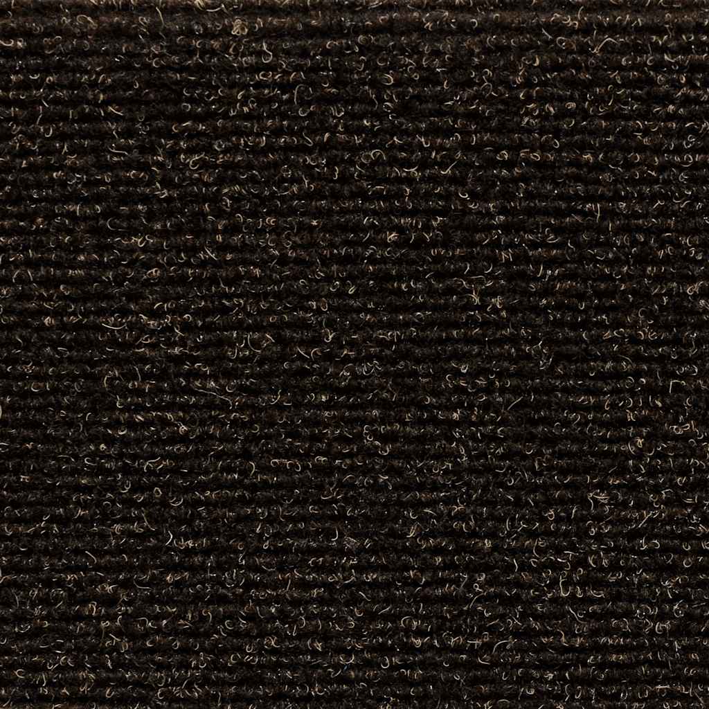 Stufenmatten Selbstklebend 10 Stk. 56x17x3 cm Dunkelbraun Halbrund