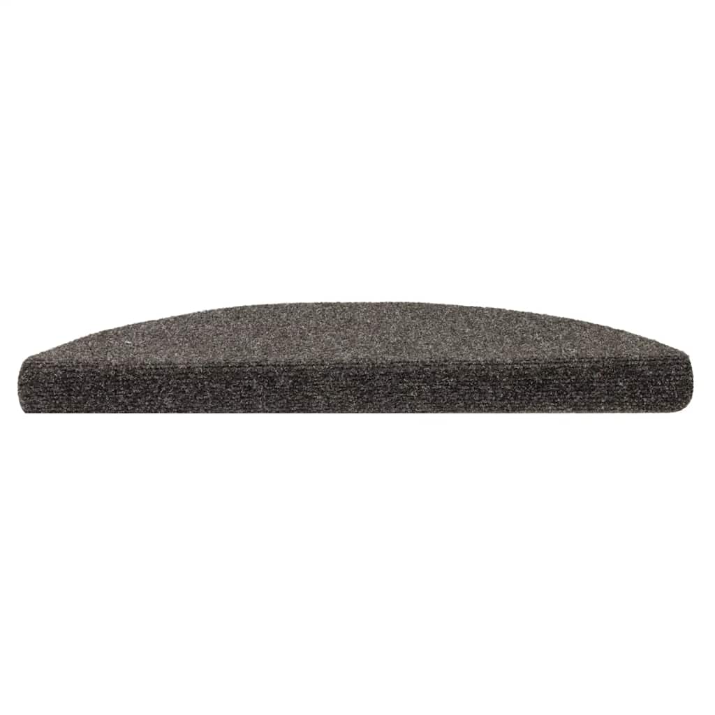Stufenmatten Selbstklebend 5 Stk. 56x17x3 cm Anthrazit Halbrund