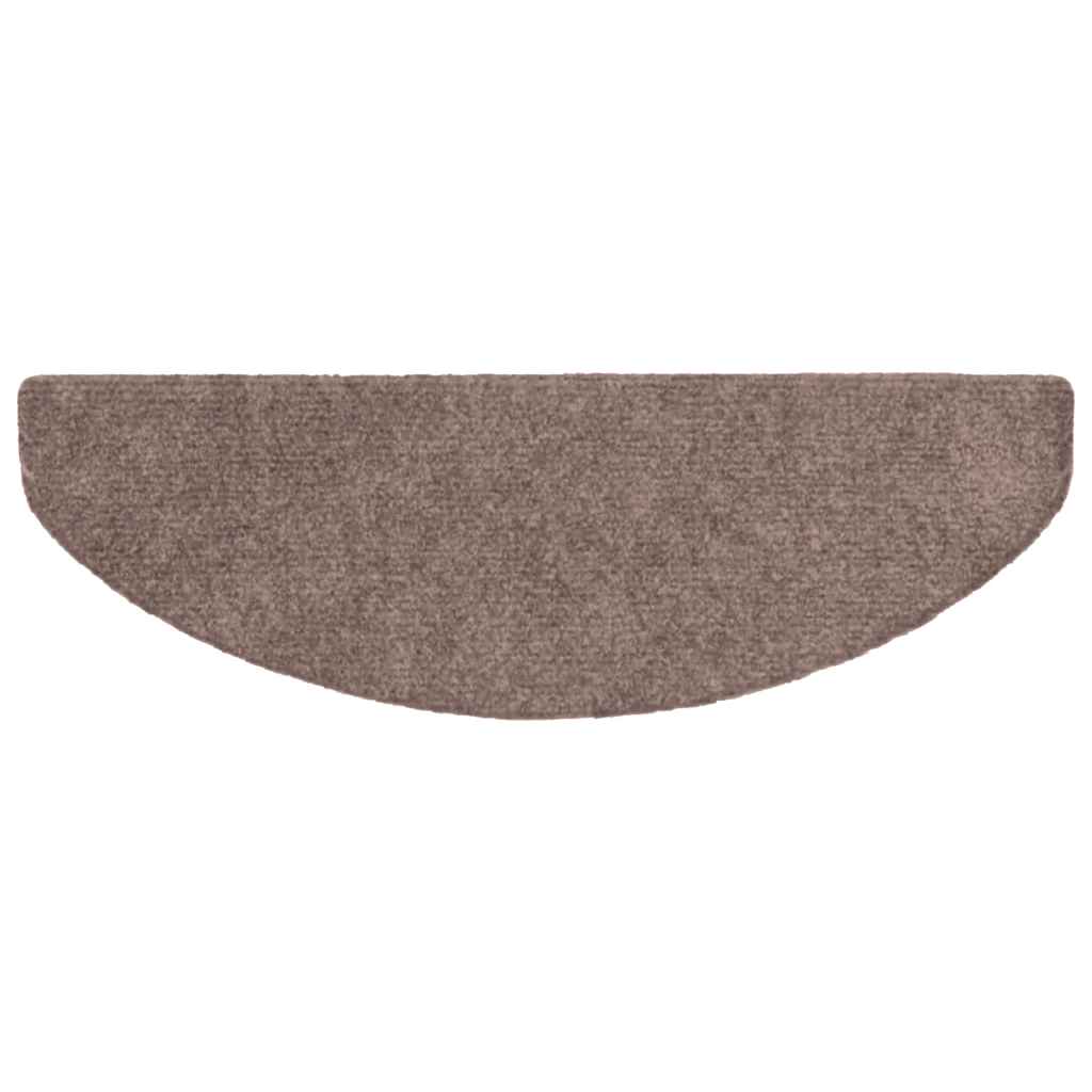 Stufenmatten Selbstklebend 5 Stk. 65x21x4 cm Hellbraun Halbrund Groß