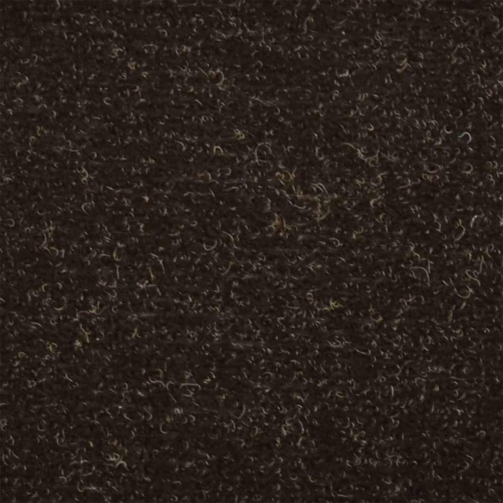 Stufenmatten Selbstklebend 10 Stk. 65x21x4 cm Dunkelbraun Halbrund Groß