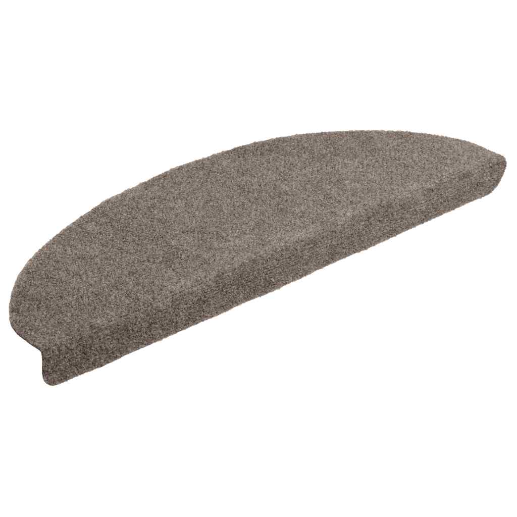 Stufenmatten Selbstklebend 10 Stk. 65x21x4 cm Beige Halbrund Groß