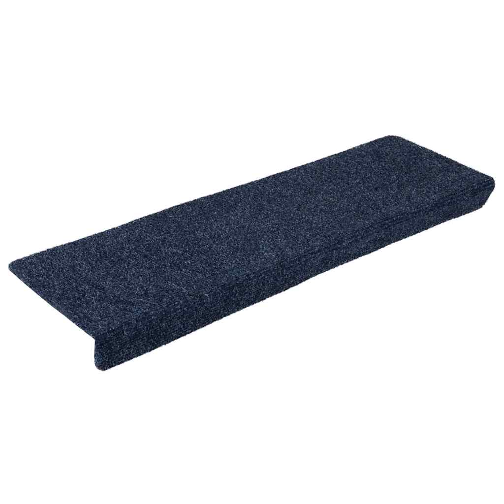 Stufenmatten Selbstklebend 10 Stk. 65x21x4 cm Anthrazit Rechteckiger Rand