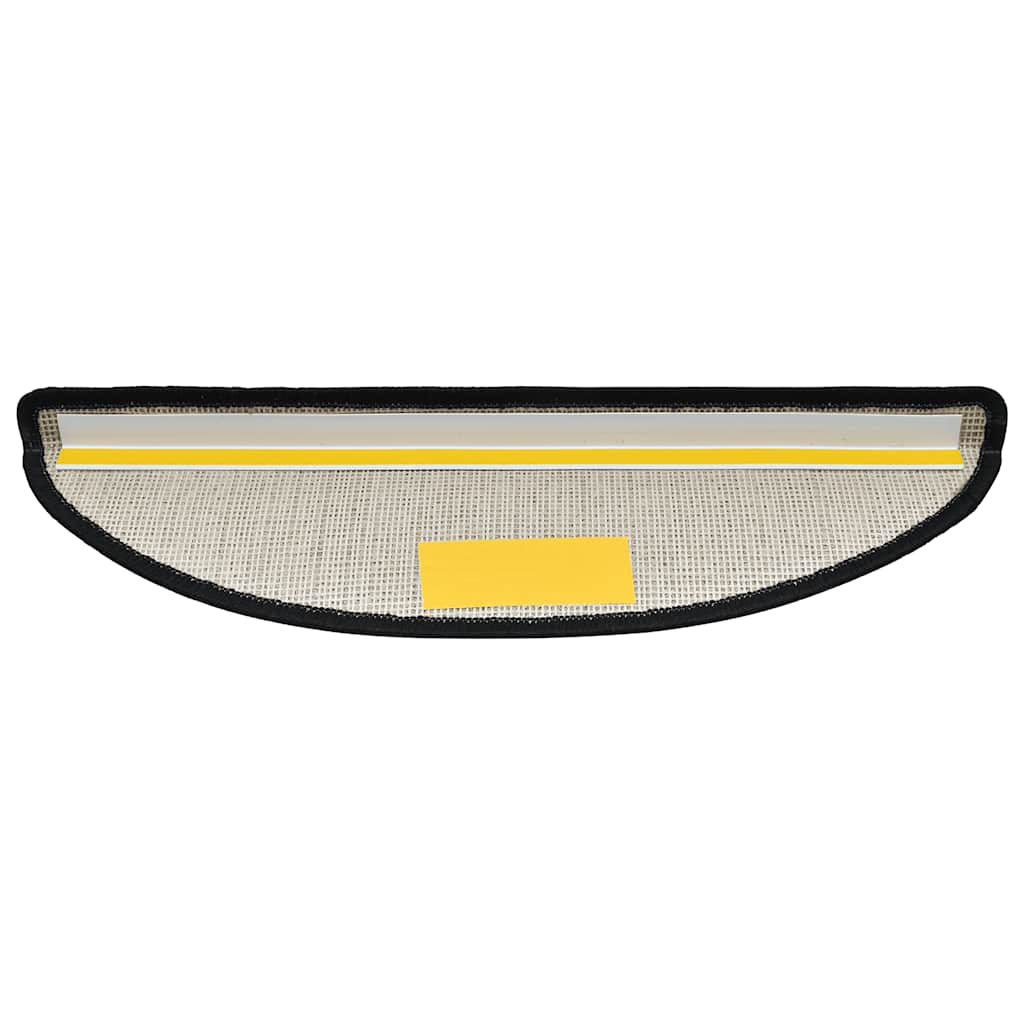 Stufenmatten 10 Stk. 56x17x3 cm Anthrazit Halbrund