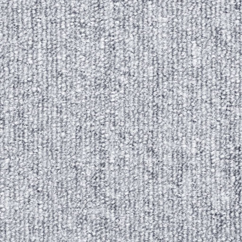 Stufenmatten 10 Stk. 56x17x3 cm Hellgrau Halbrund