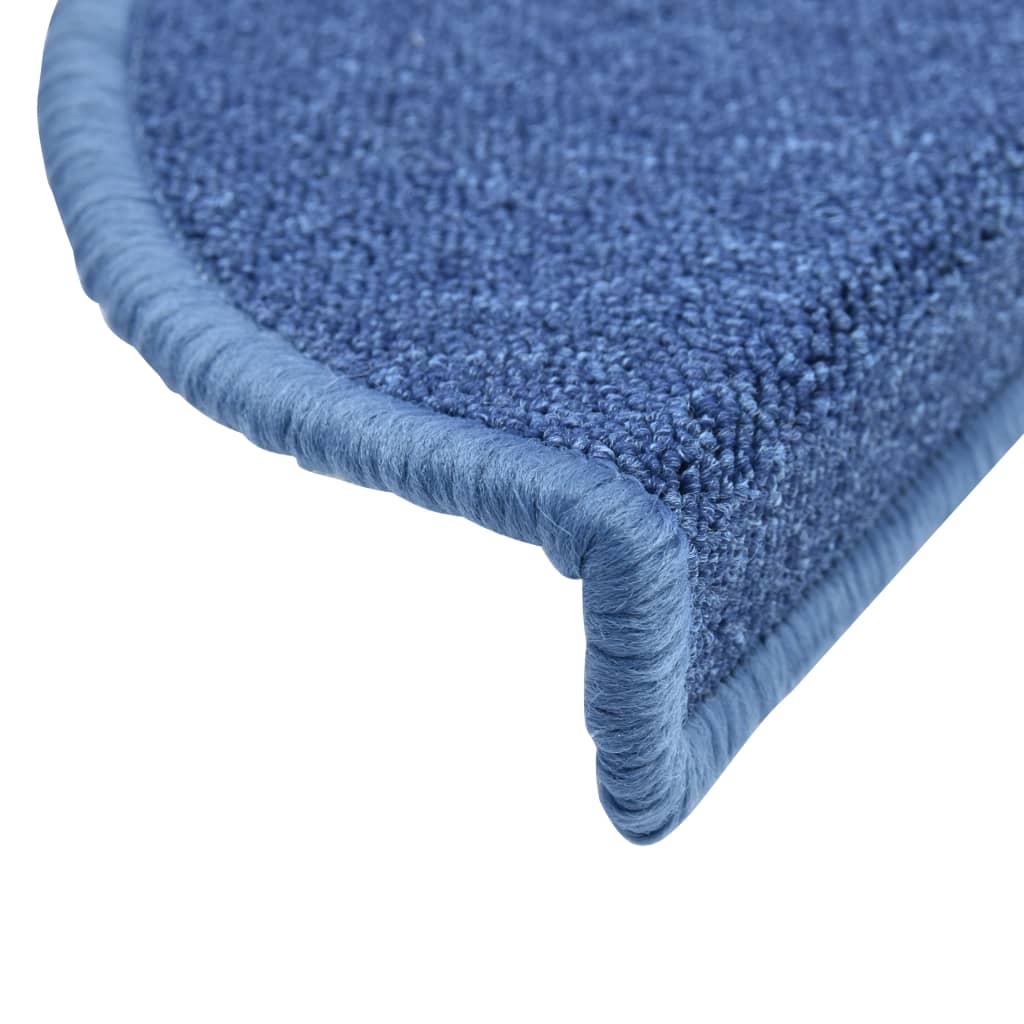 Stufenmatten 10 Stk. 56x17x3 cm Blau Halbrund
