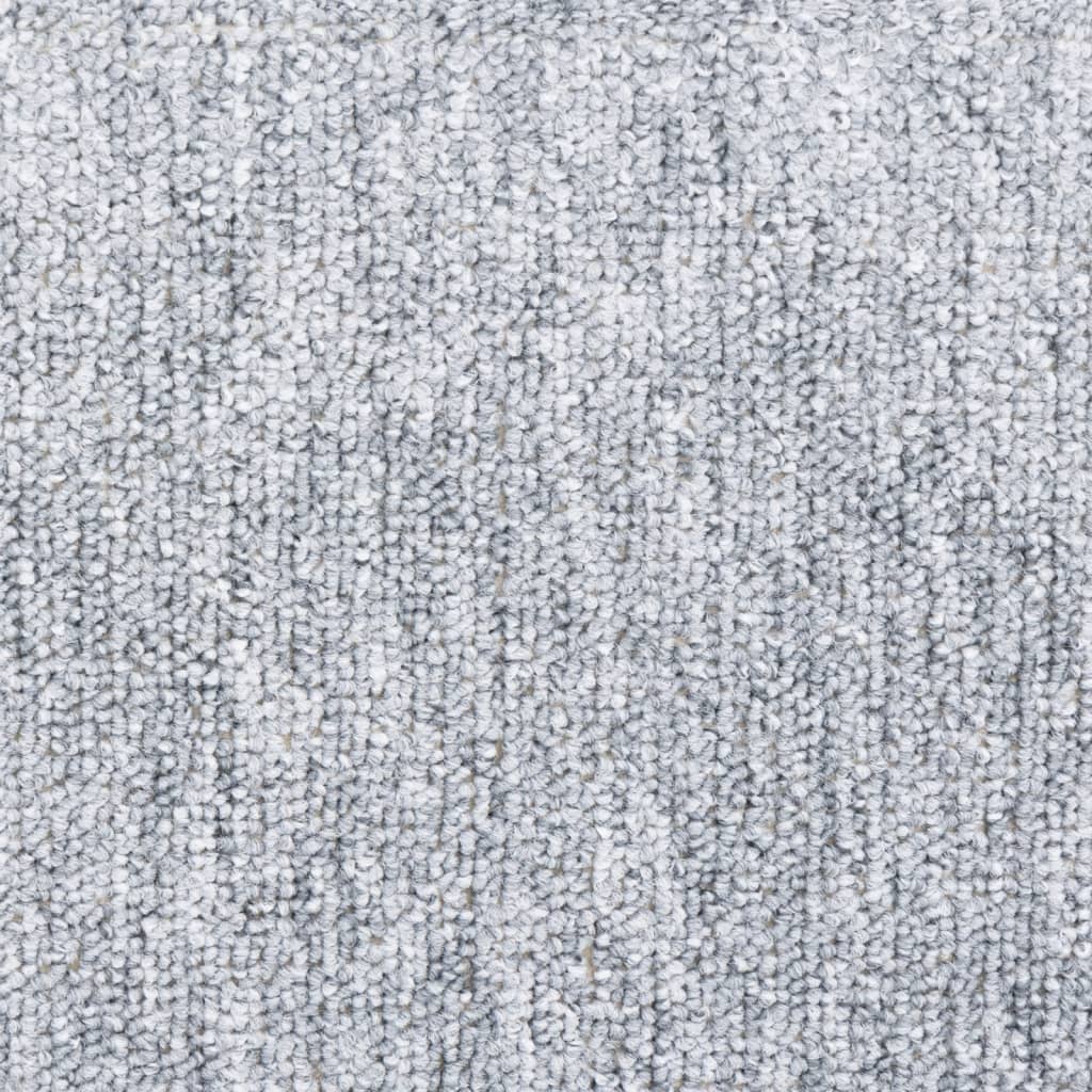 Stufenmatten 10 Stk. 65x24x4 cm Hellgrau Halbrund Groß