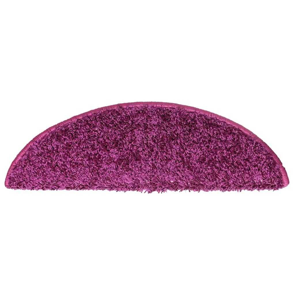 Stufenmatten 10 Stk. 56x17x3 cm Violett Halbrund
