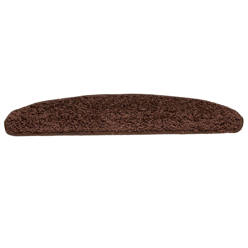 Stufenmatten 10 Stk. 65x21x4 cm Braun Halbrund Groß