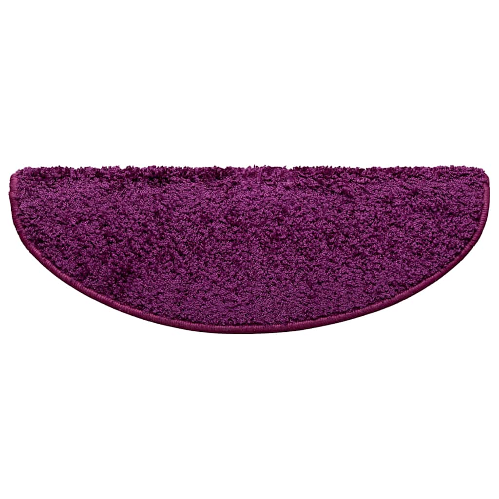 Stufenmatten 10 Stk. 65x21x4 cm Violett Halbrund Groß