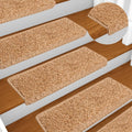 Stufenmatten 10 Stk. 65x21x4 cm Beige Rechteckiger Rand